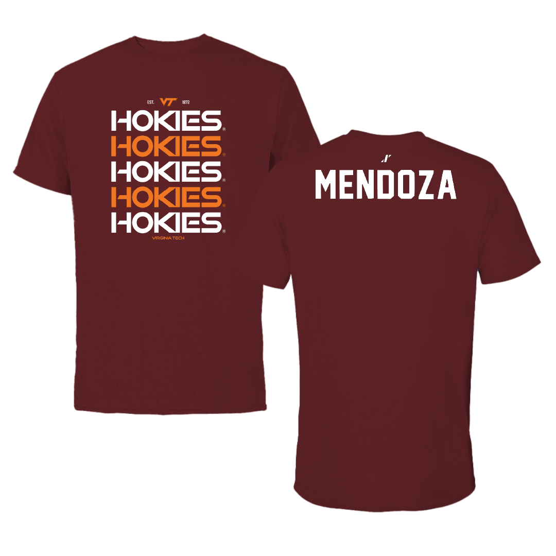 Virginia Tech Dance Maroon General Performance Tee - Camryn Mendoza
