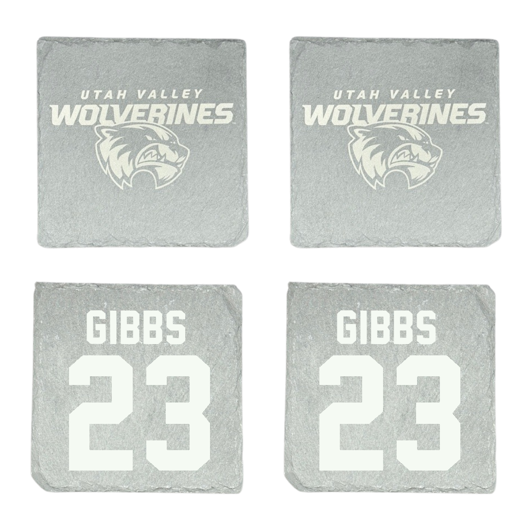 Utah Valley University Softball Stone Coaster (4 Pack)  - #23 Megan Gibbs