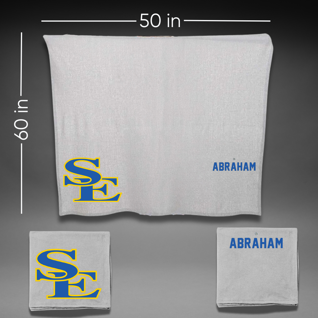 Southeastern Oklahoma State University TF and XC Gray Blanket - Anjelika Abraham