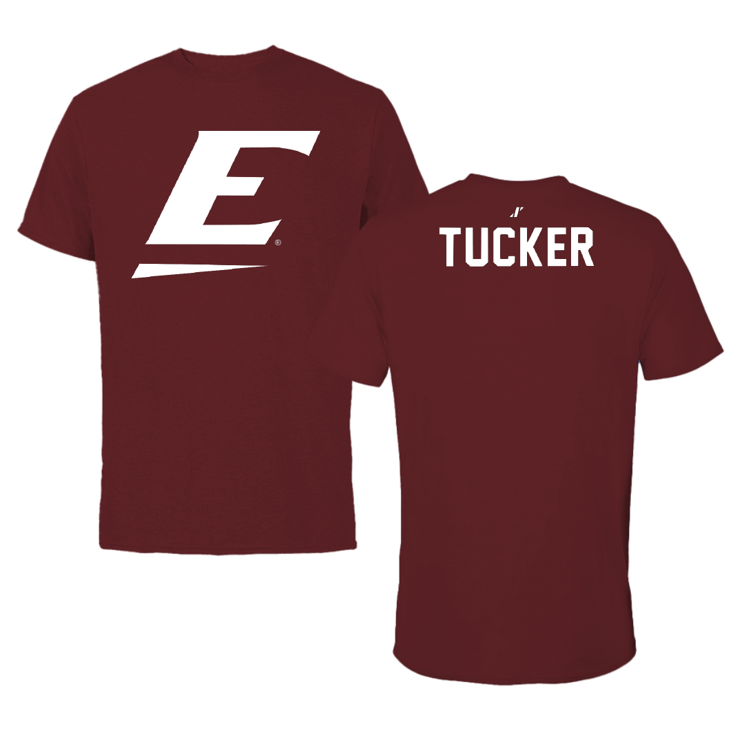 Eastern Kentucky University Golf Maroon Tee - Kannon Tucker