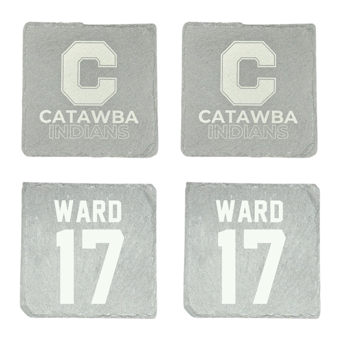Catawba College Soccer Stone Coaster (4 Pack)  - #17 Summer Ward