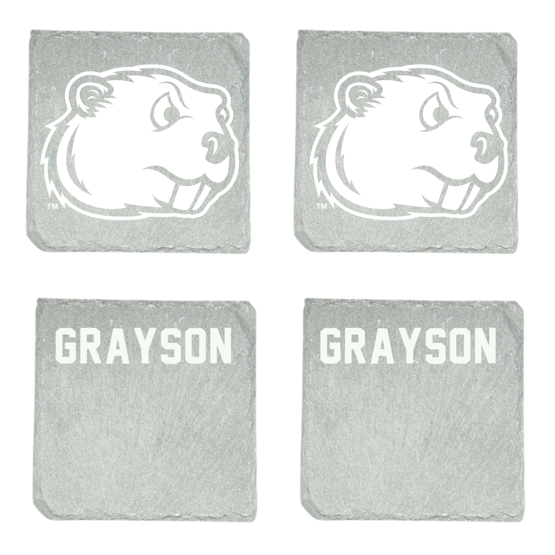 Minot State University Golf Stone Coaster (4 Pack)  - Winston Grayson