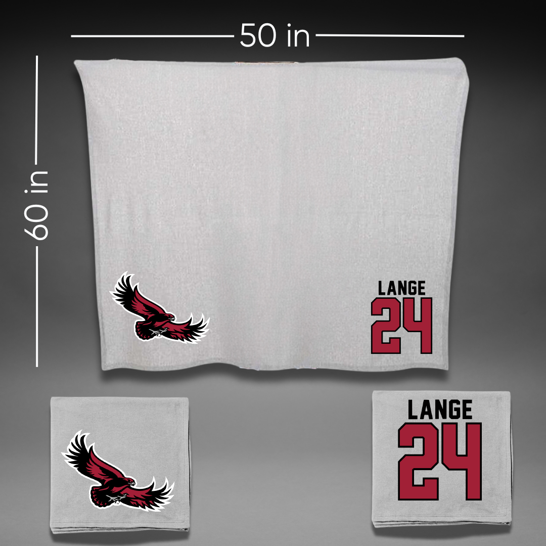 Saint Joseph's University Basketball Gray Blanket - #24 Will Lange