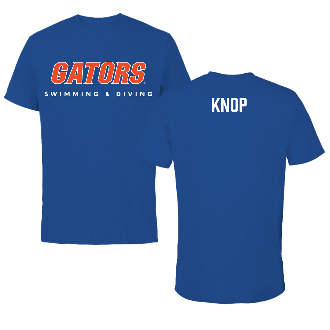 University of Florida Swimming & Diving True Royal Tee - Amadeusz Knop