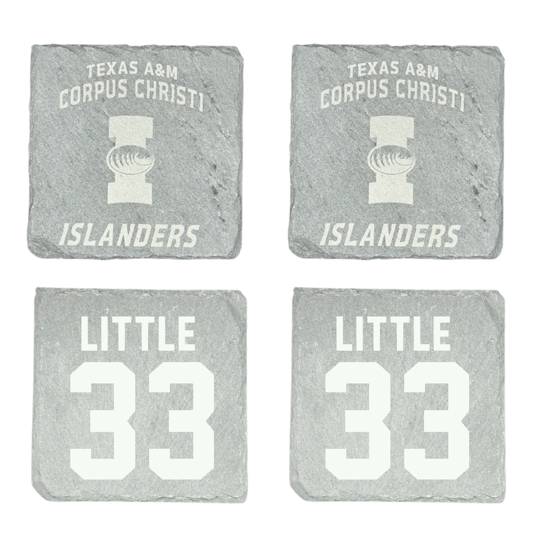 Texas A&M University-Corpus Christi Volleyball Stone Coaster (4 Pack)  - #33 Tayah Little