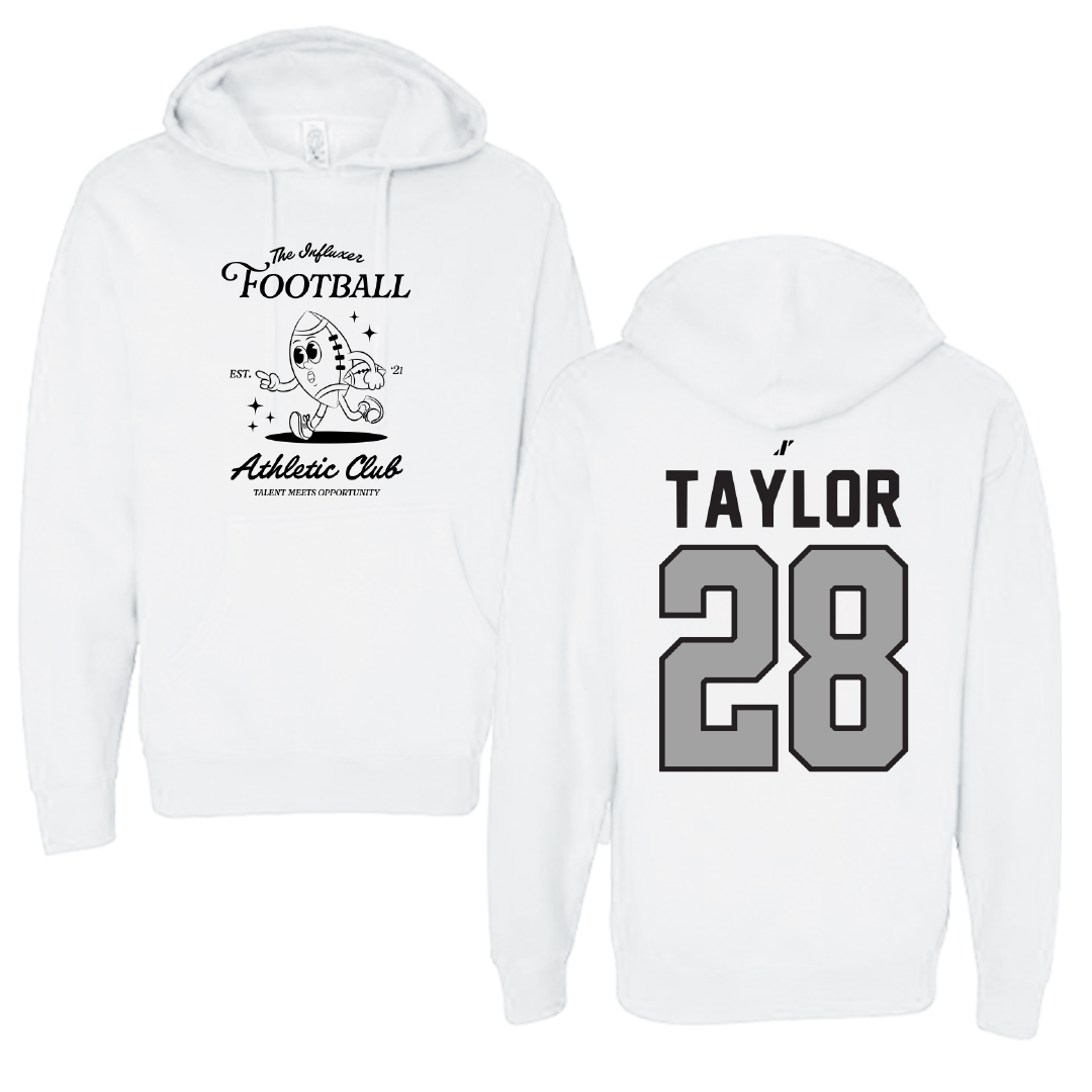 Football White Influxer Athletic Club Hoodie - #28 Chris Taylor