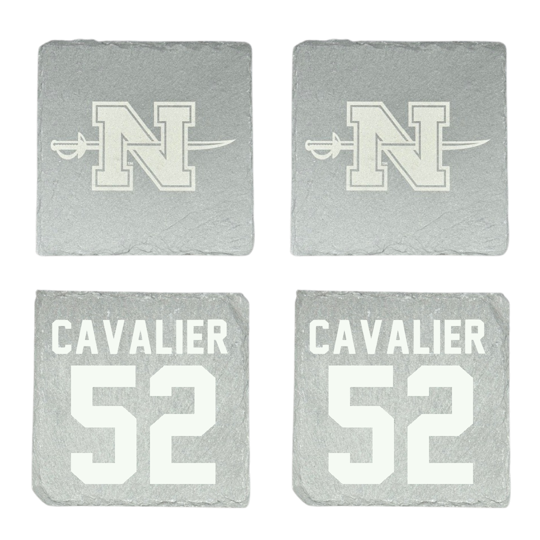 Nicholls State University Football Stone Coaster (4 Pack)  - #52 Andrew Cavalier