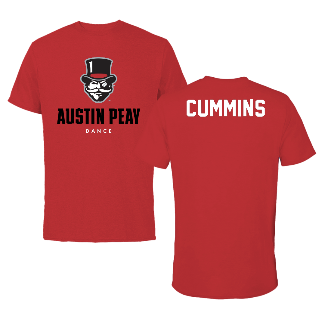 Austin Peay State University Dance Red Mascot Performance Tee - Madeline Cummins