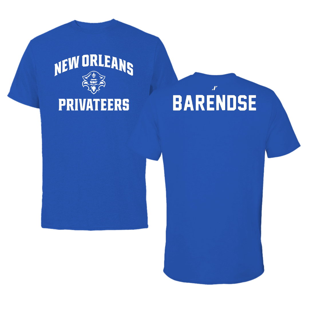 University of New Orleans Tennis Blue General Performance Tee - Laurie Barendse
