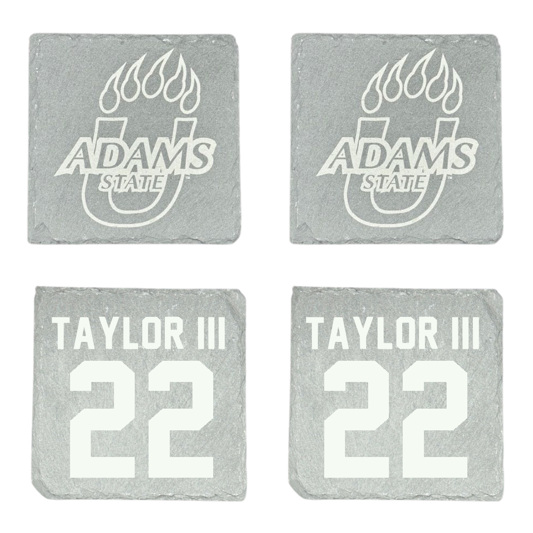 Adams State University Football Stone Coaster (4 Pack)  - #22 Dervin Taylor III