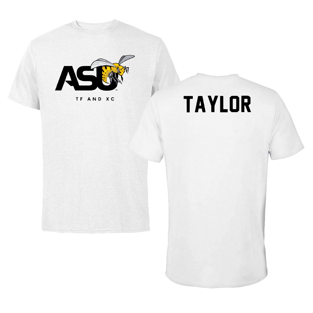 Alabama State University TF and XC White ASU Performance Tee - Wilnaya Taylor