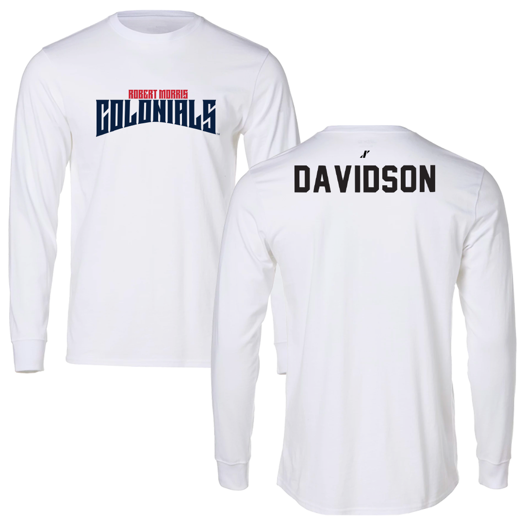Robert Morris University Cheer White Classic Long Sleeve - Danika Davidson