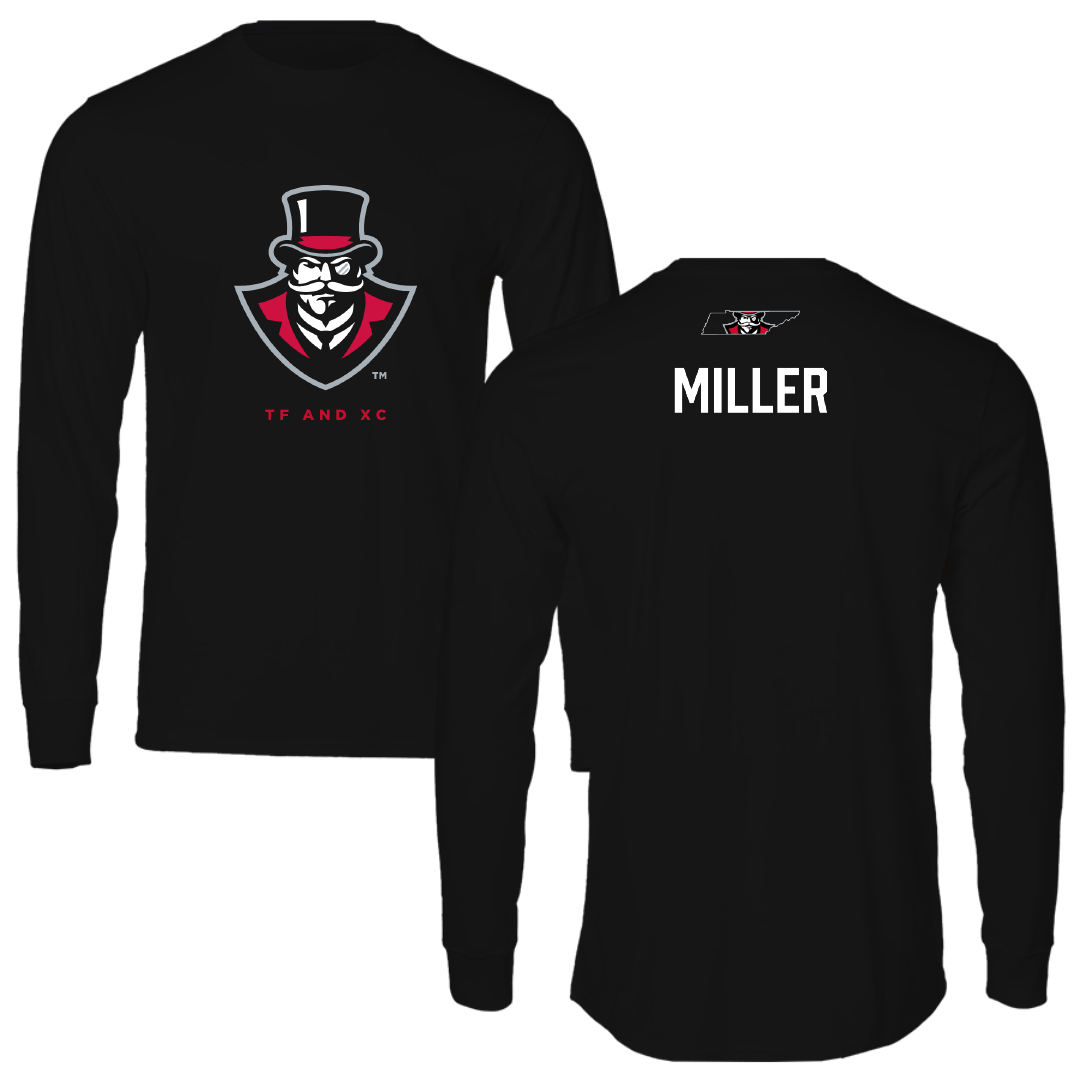 Austin Peay State University TF and XC Black Mascot Performance Long Sleeve - Gabrielle Miller