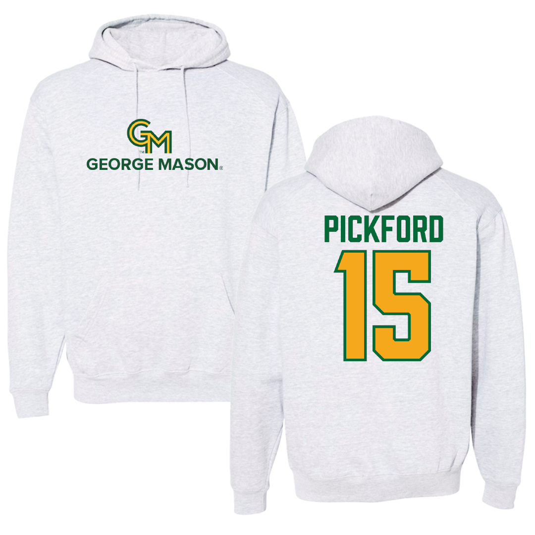 George Mason University Softball Gray Hoodie - #15 Logan Pickford