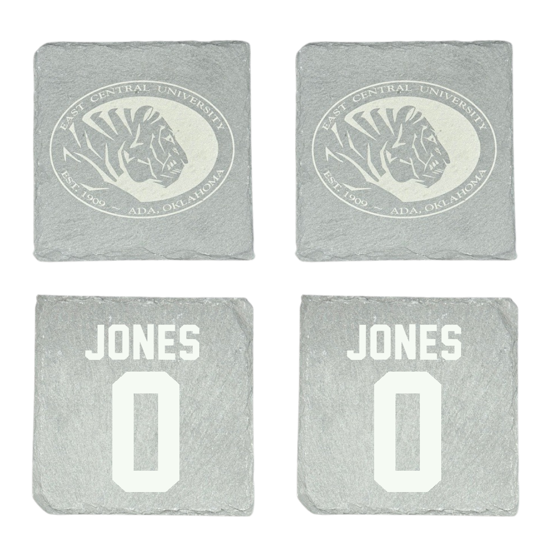 East Central University Basketball Stone Coaster (4 Pack)  - #0 Mason Jones