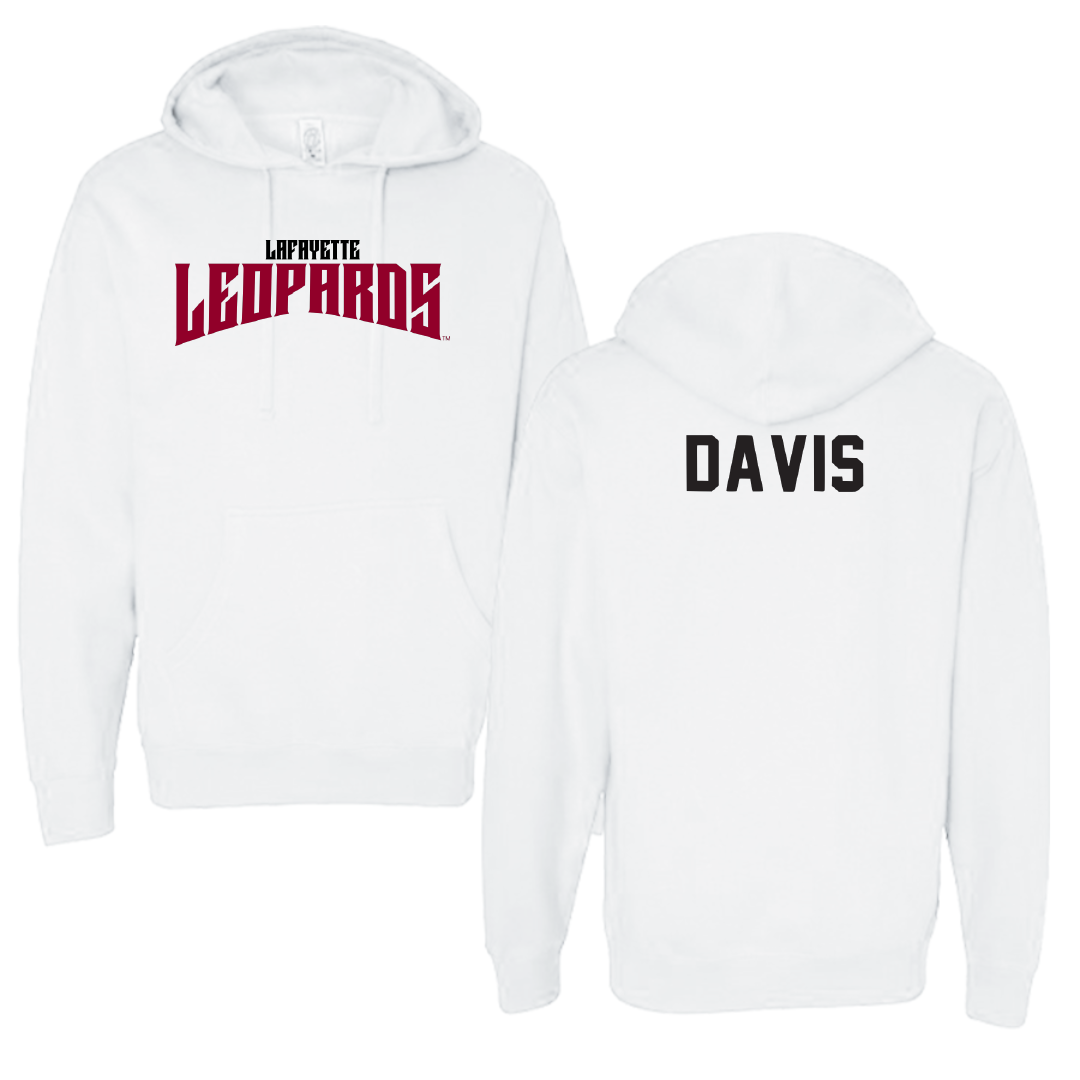 Lafayette College Fencing White Classic Hoodie - Christopher Davis
