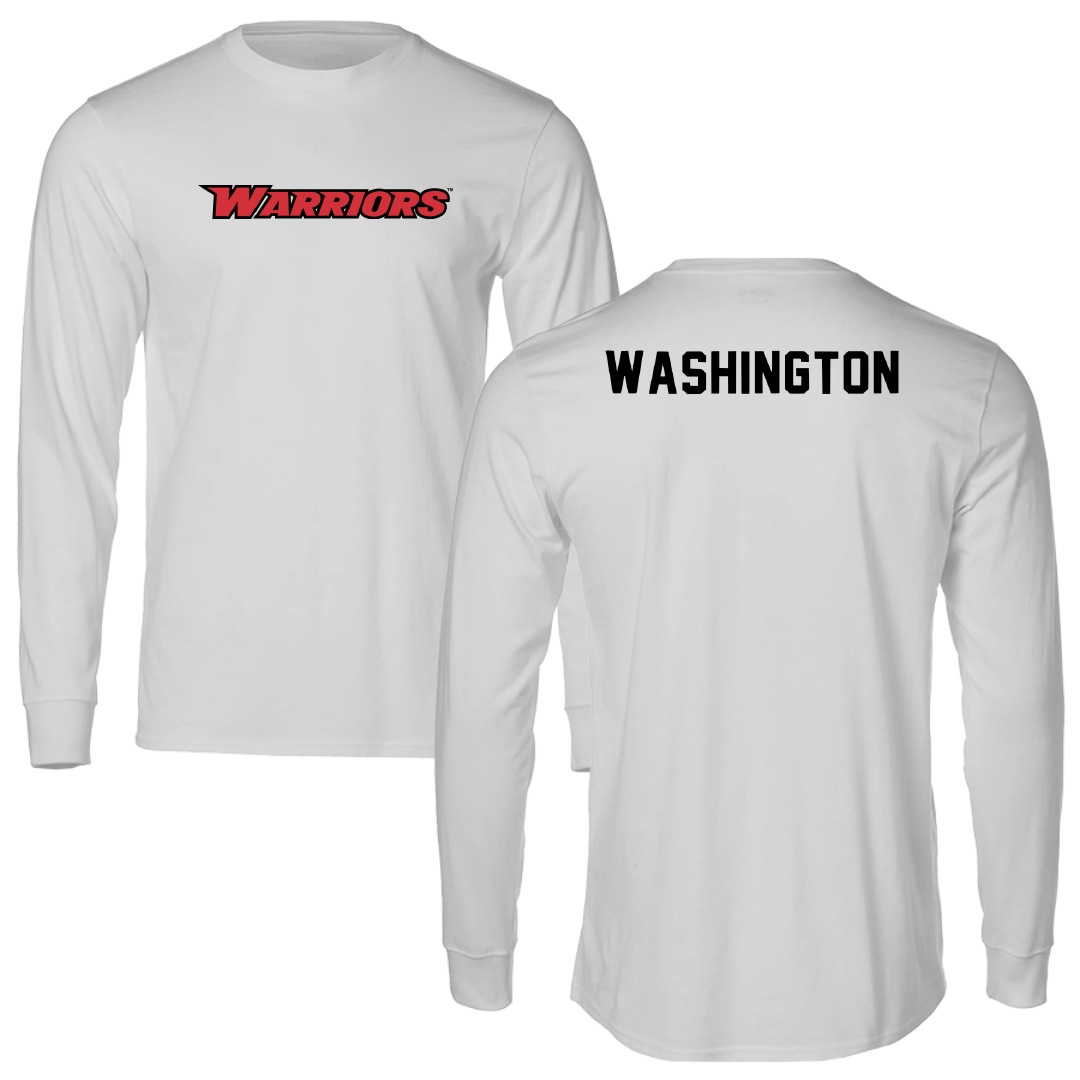 Stanislaus State TF and XC Light Gray Warriors Long Sleeve - Richiya Washington