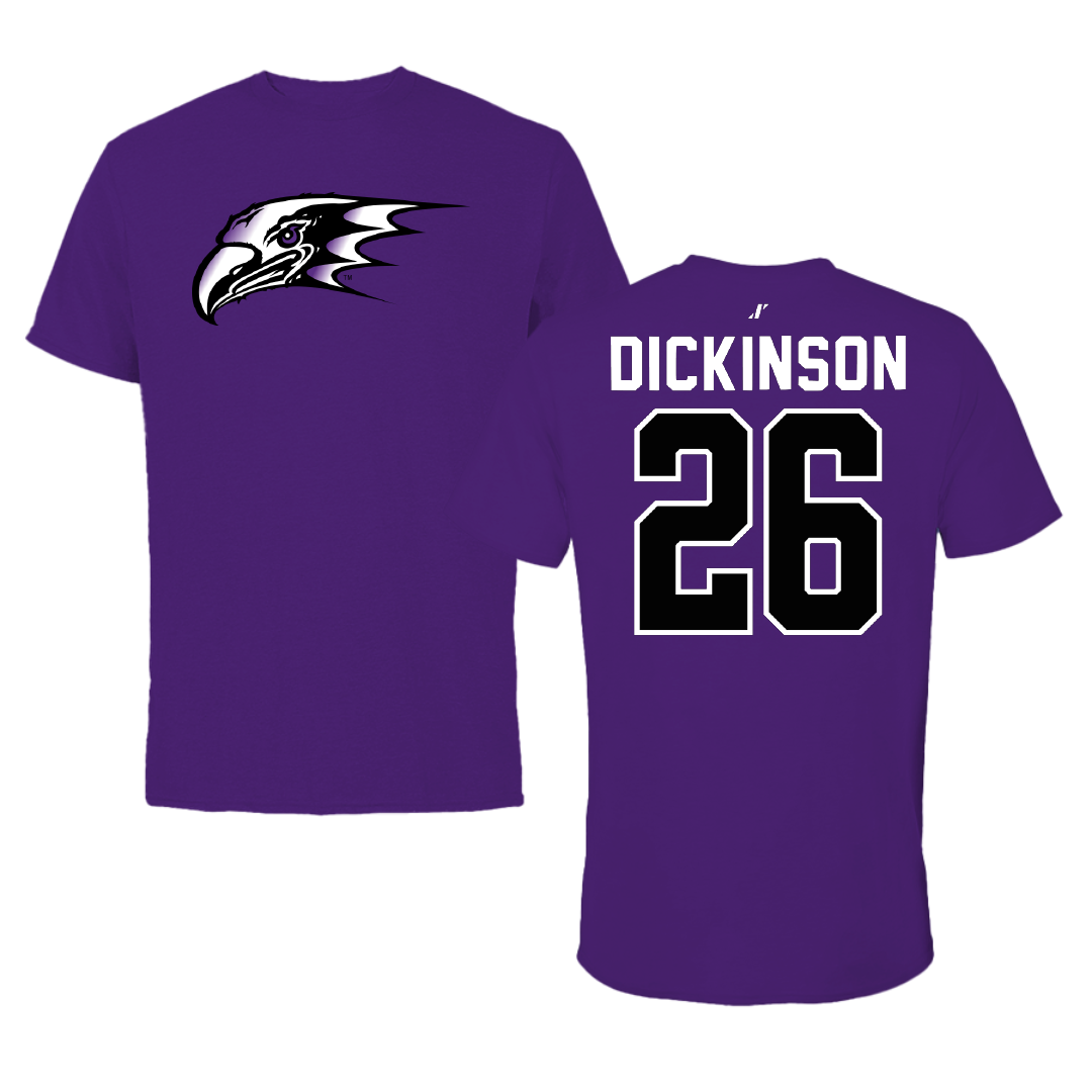 Niagara University Baseball Purple Tee - #26 Jack Dickinson