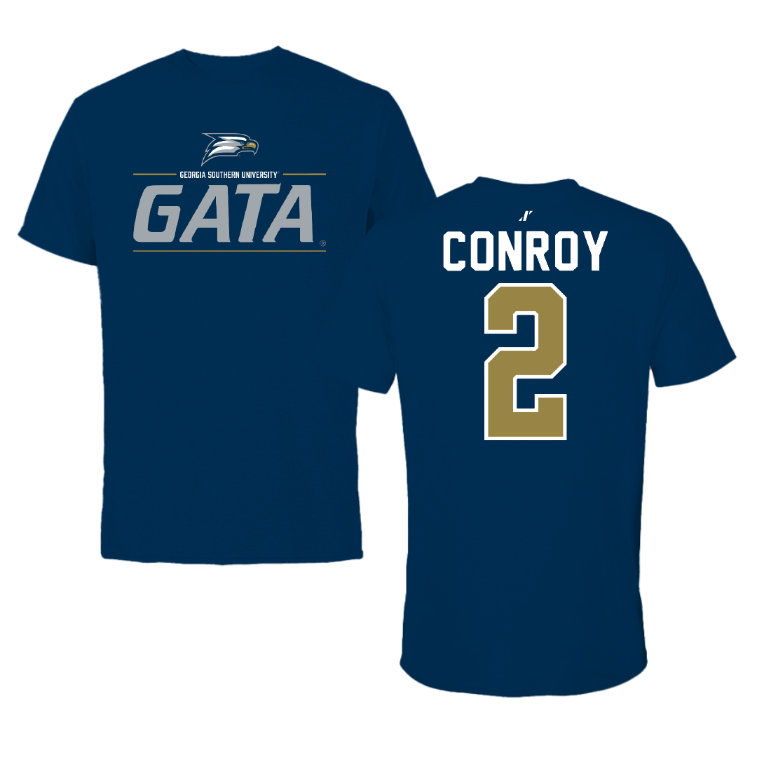 Georgia Southern University Soccer Navy General Tee - #2 Caitlin Conroy