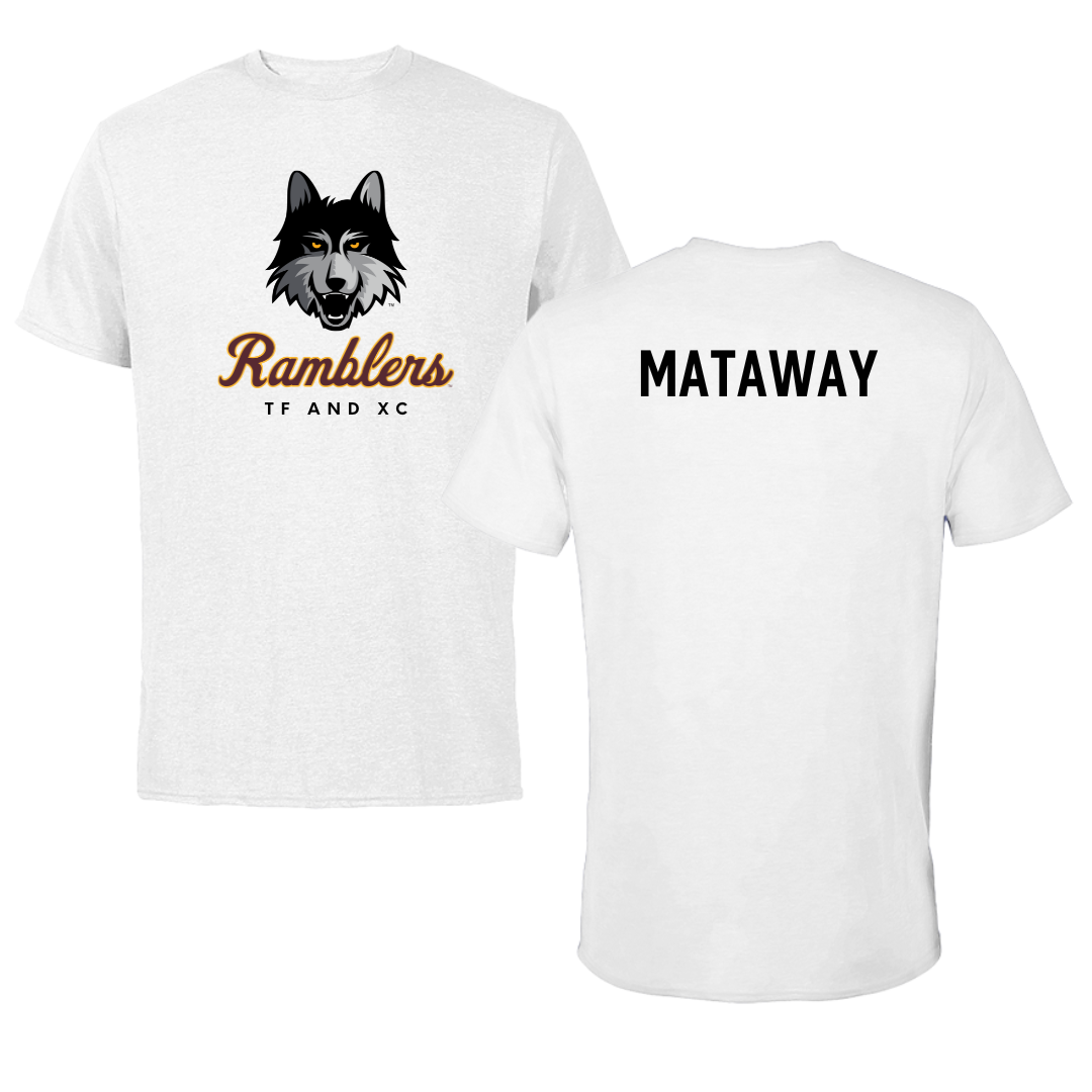 Loyola University-Chicago TF and XC White Ramblers Performance Tee - Lily Mataway