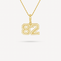 Gold Presidents Pendant and Chain - #82 Cotton Tanner