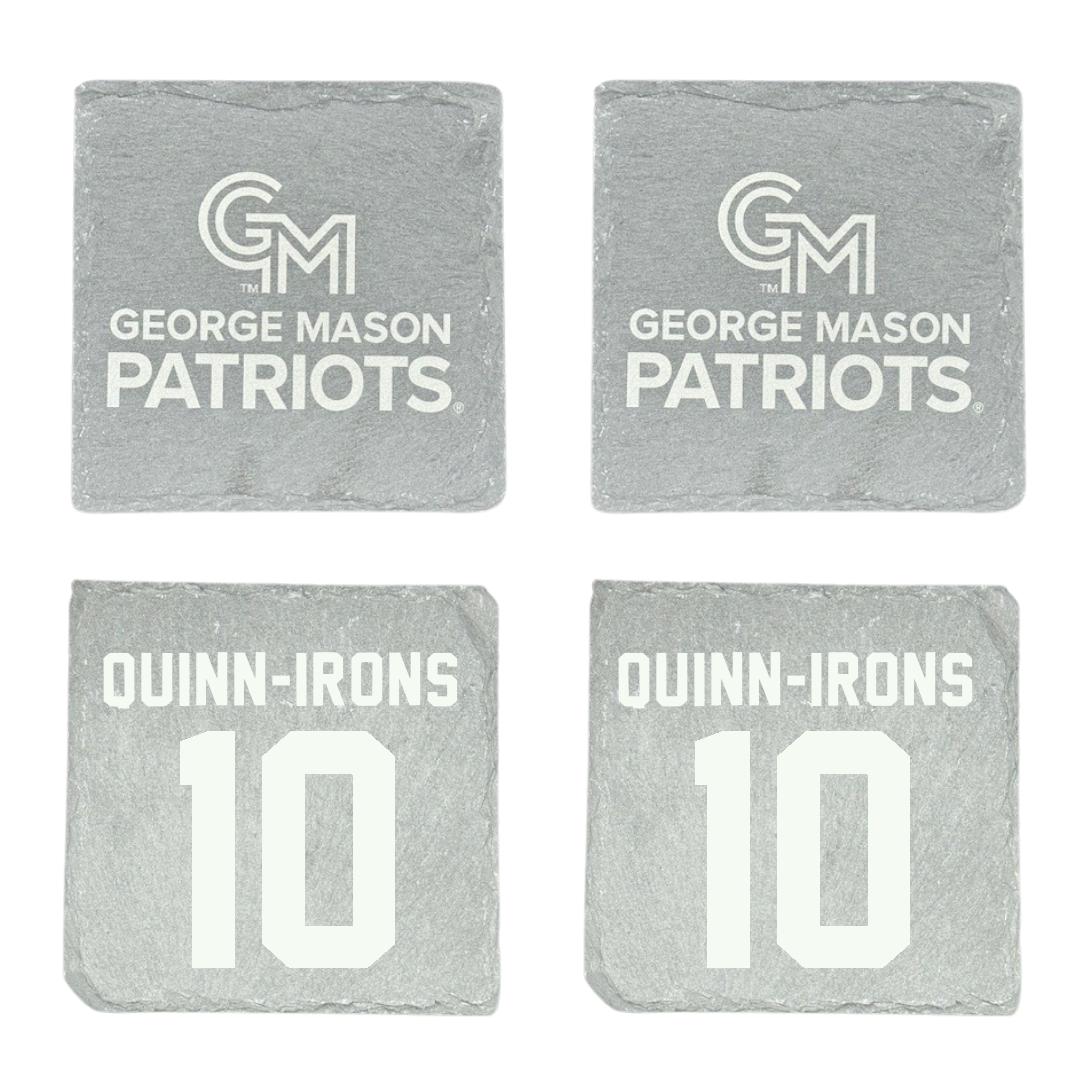 George Mason University Baseball Stone Coaster (4 Pack)  - #10 James Quinn-Irons