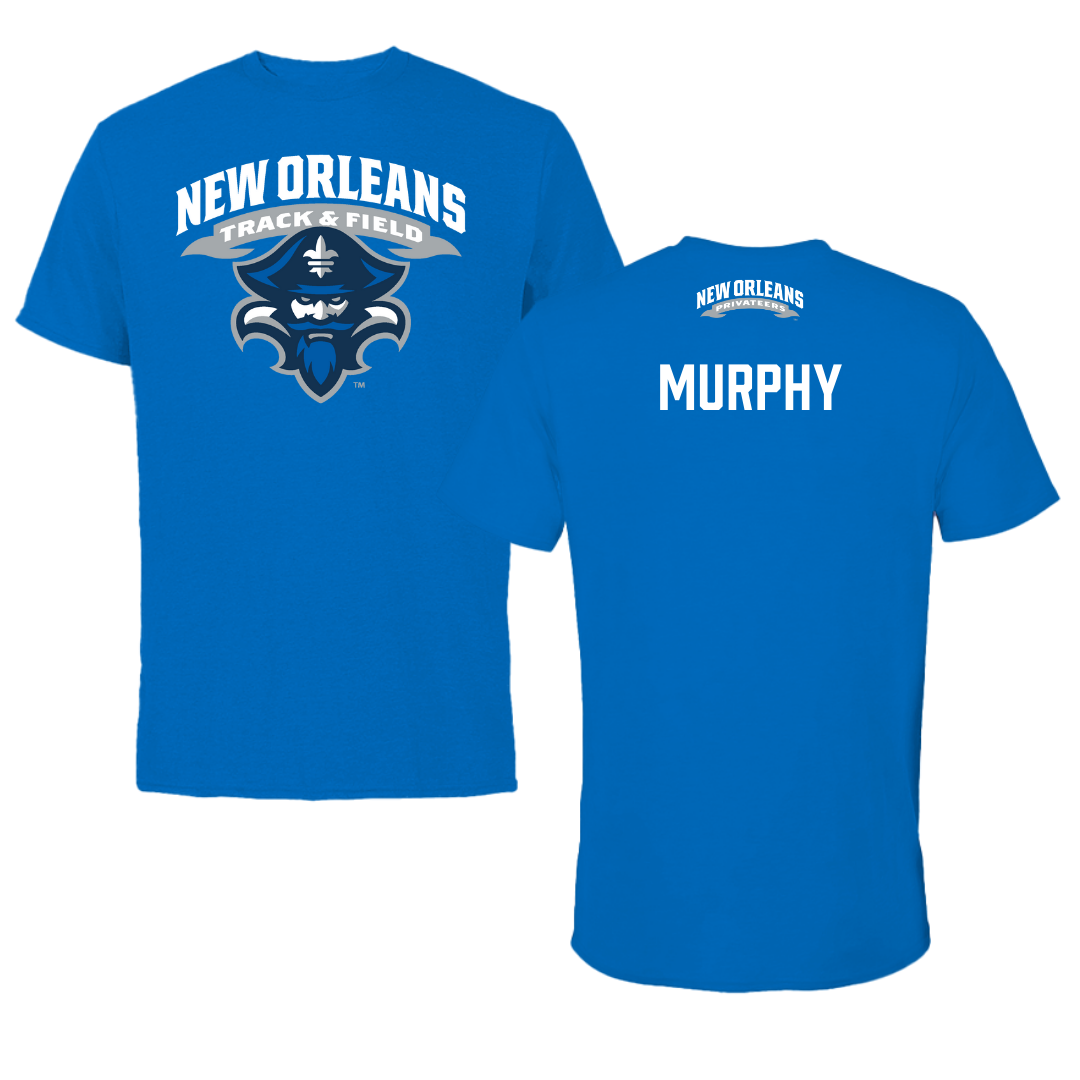 University of New Orleans TF and XC Blue Performance Tee - Christopher Murphy