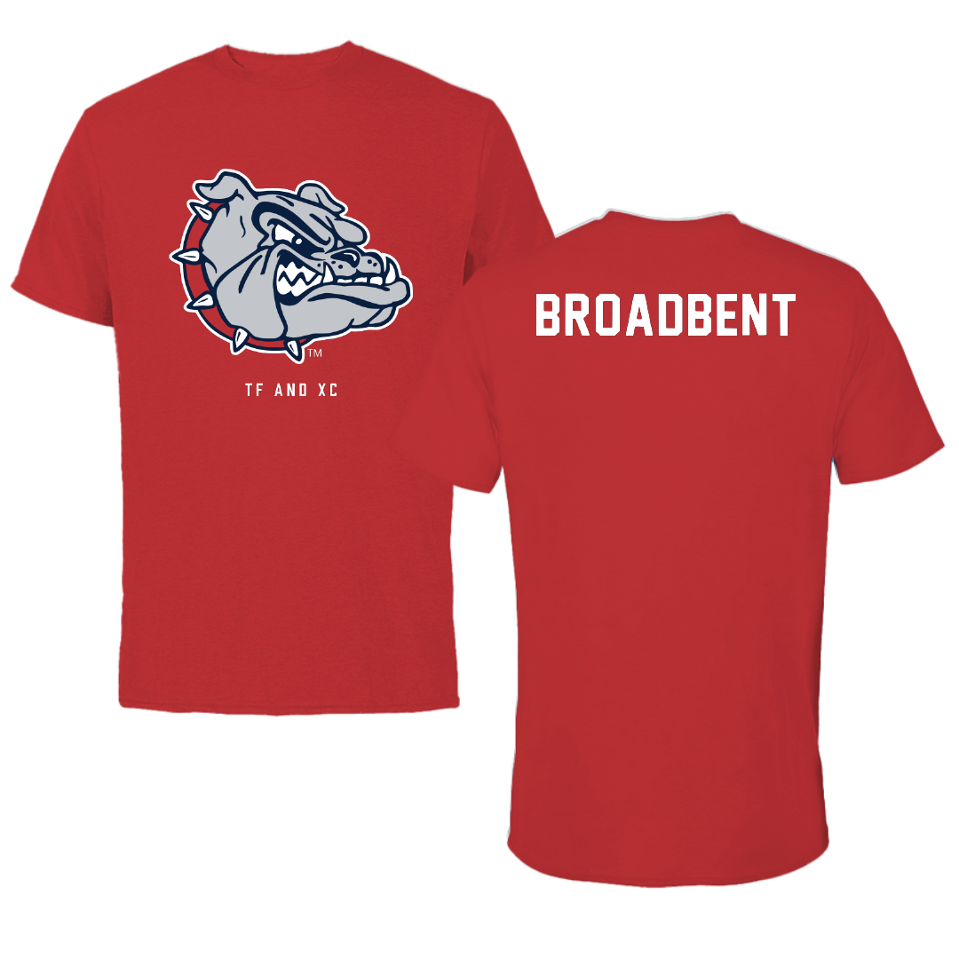 Gonzaga University TF and XC Red Mascot Performance Tee - Camille Broadbent