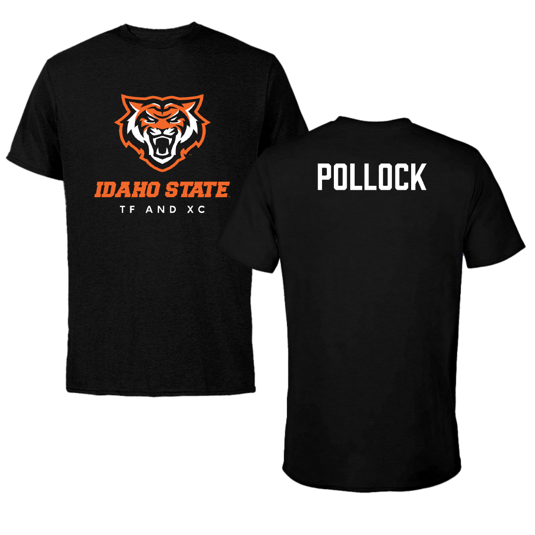 Idaho State University TF and XC Black Tee - Gavin Pollock