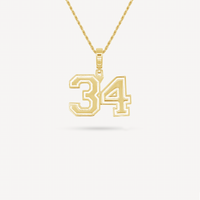 Gold Presidents Pendant and Chain - #34 Sydney Baker