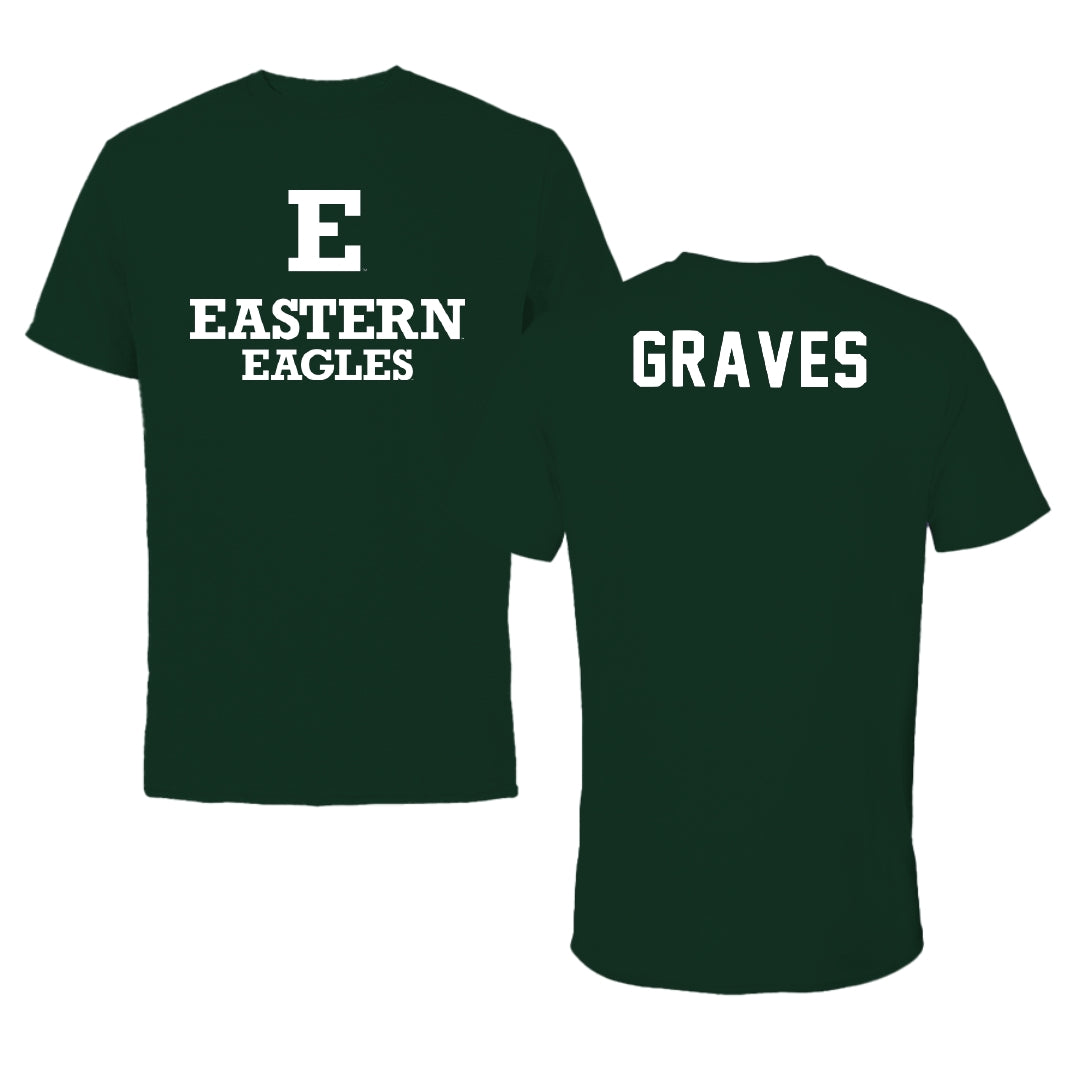 Eastern Michigan University TF and XC Forest Green Tee - Drew Graves
