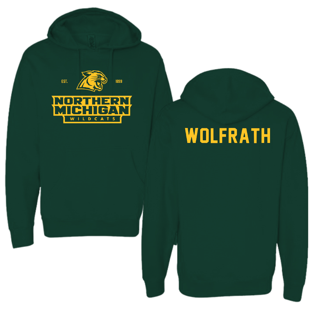 Northern Michigan University TF and XC Forest Green General Hoodie - Ellyse Wolfrath