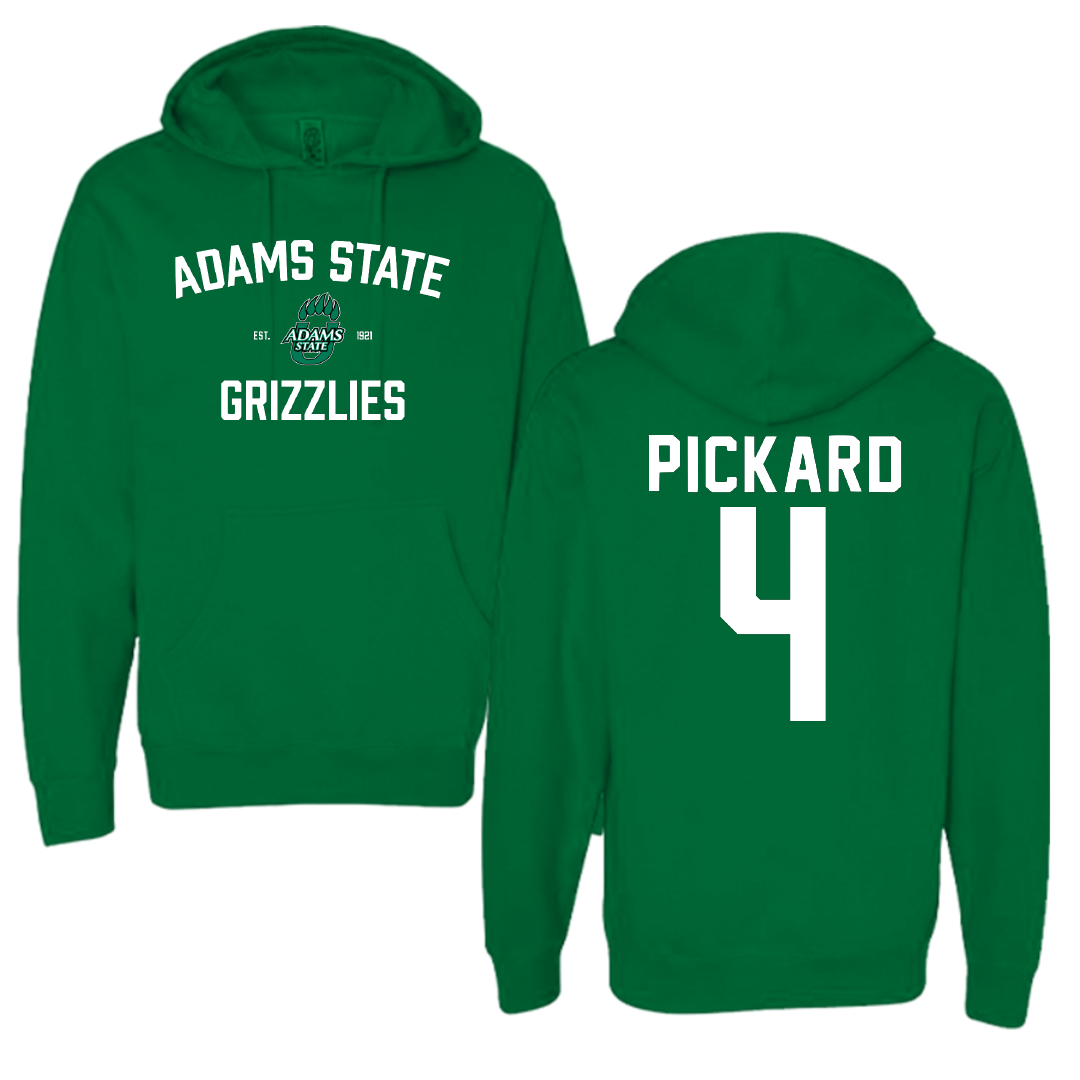 Adams State University Basketball Green General Hoodie - #4 Mykaila Pickard