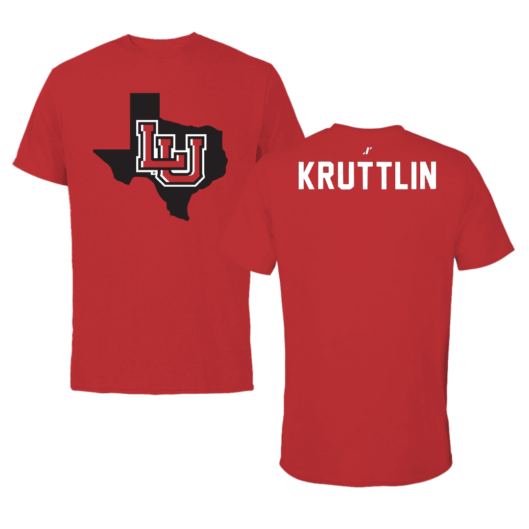 Lamar University Cheer Red State Performance Tee - Hayleigh Kruttlin