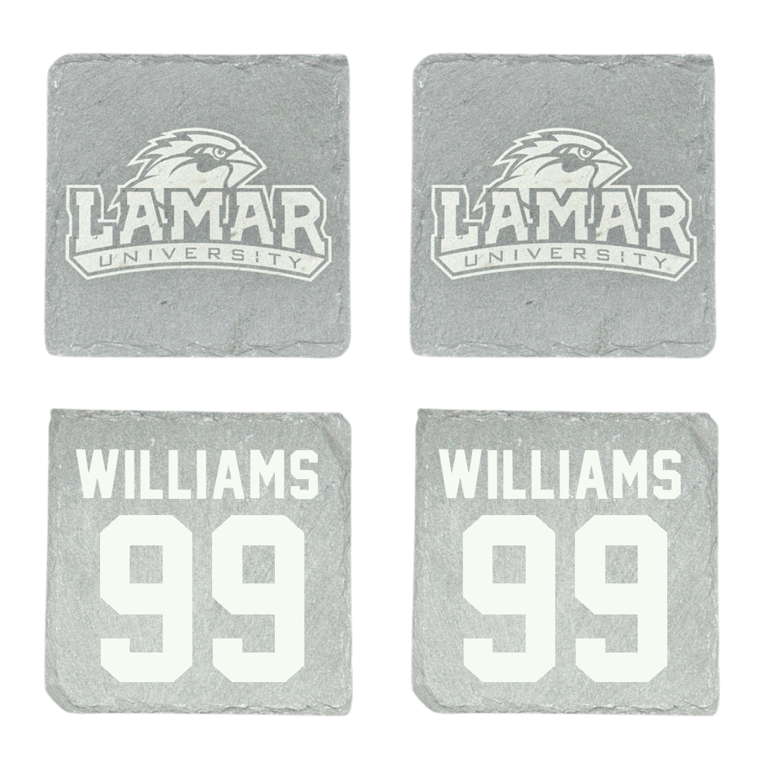 Lamar University Football Stone Coaster (4 Pack)  - #99 Caleb Williams