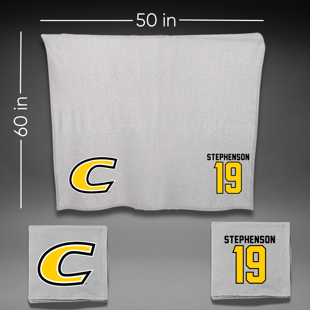 Centre College Football Gray Blanket - #19 Drew Stephenson