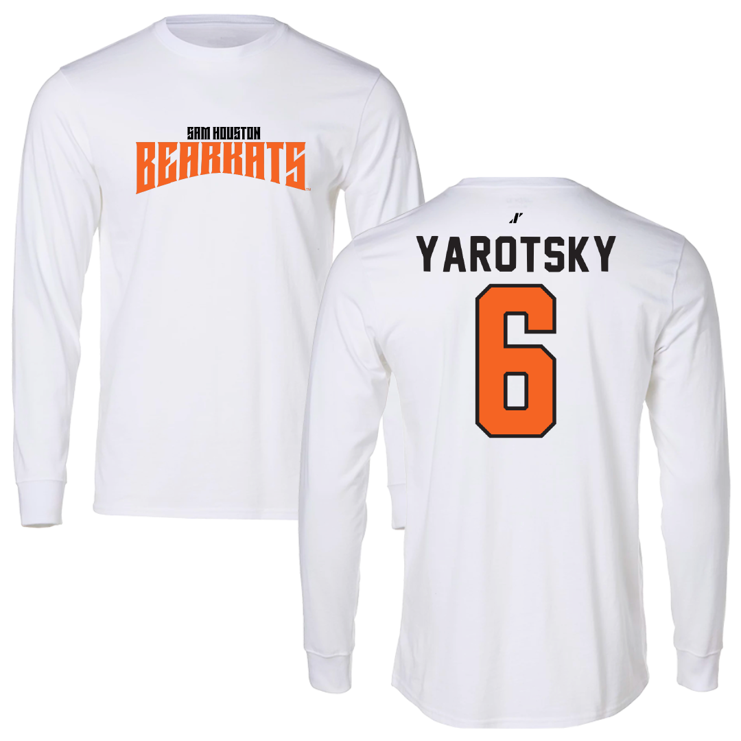 Sam Houston State University Softball White Classic Performance Long Sleeve - #6 Tricia Yarotsky