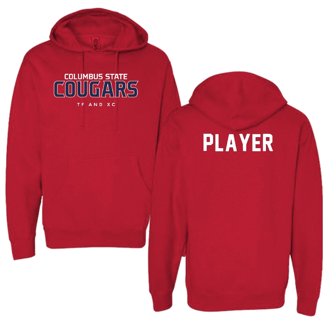 Columbus State University TF and XC Red Hoodie - William Player