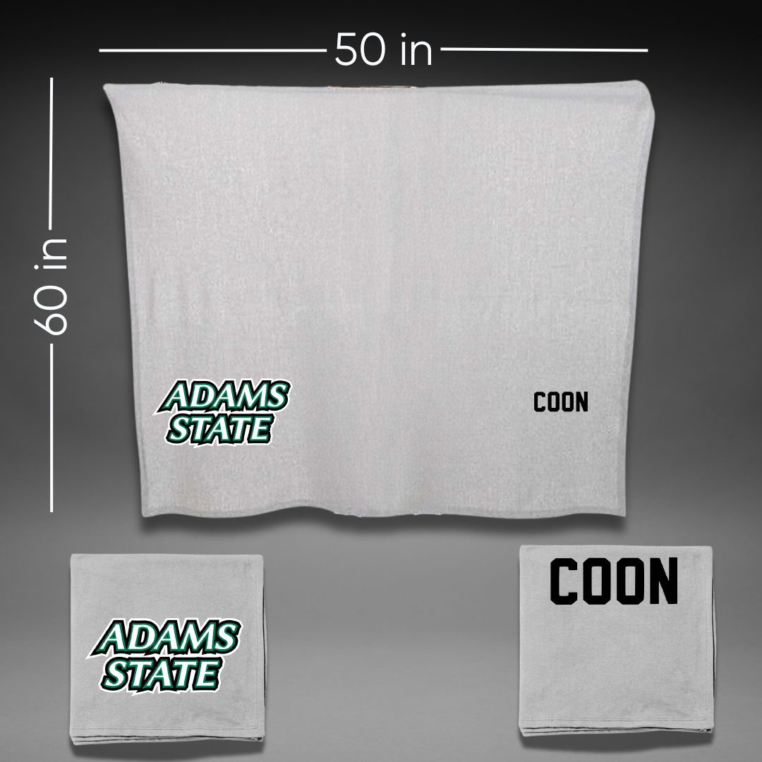 Adams State University Wrestling Gray Blanket - Joe Coon