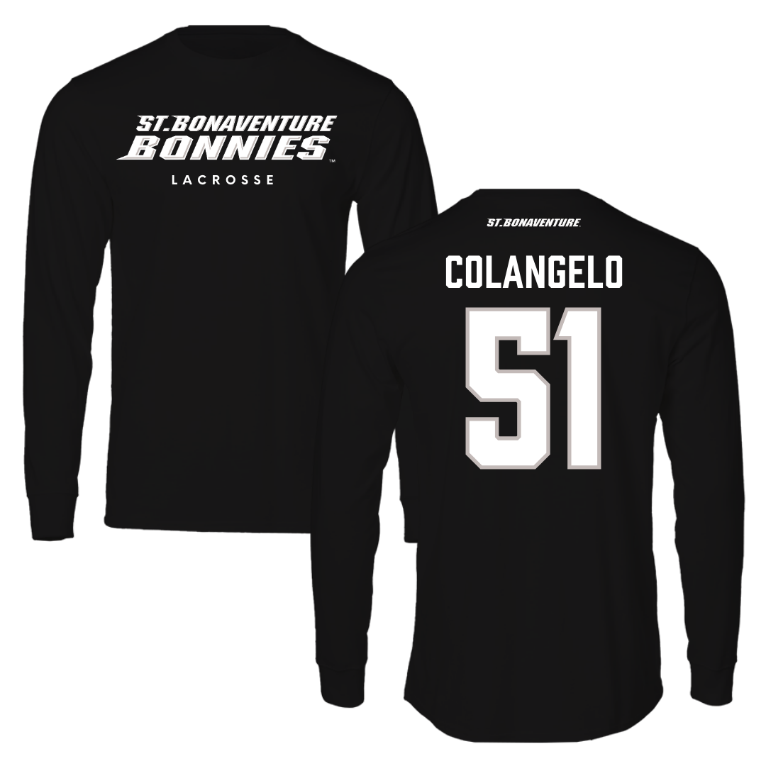 St. Bonaventure University Lacrosse Black Long Sleeve - #51 Brit Colangelo