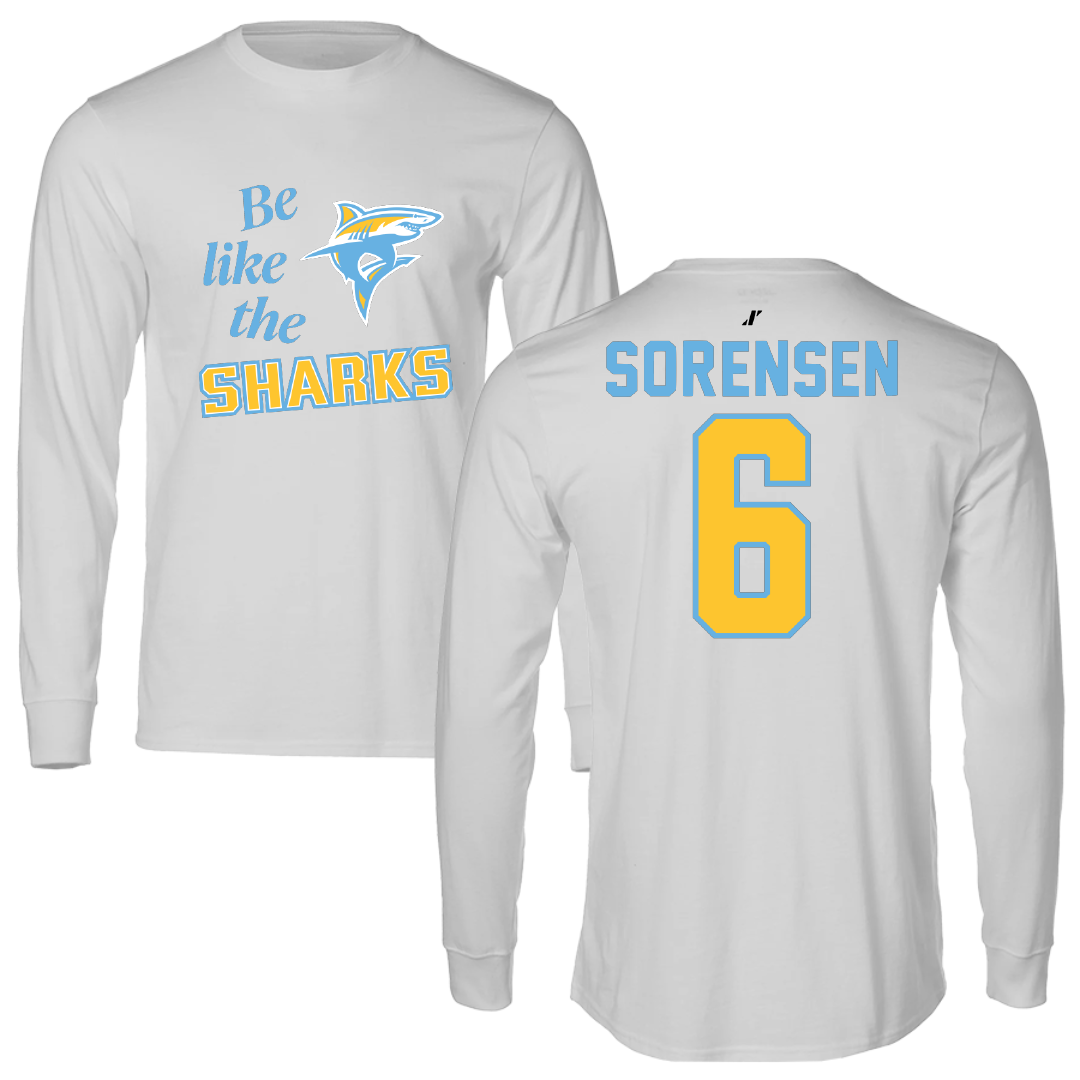 Long Island University Baseball Light Gray Be Like Us Long Sleeve - #6 Noah Sorensen