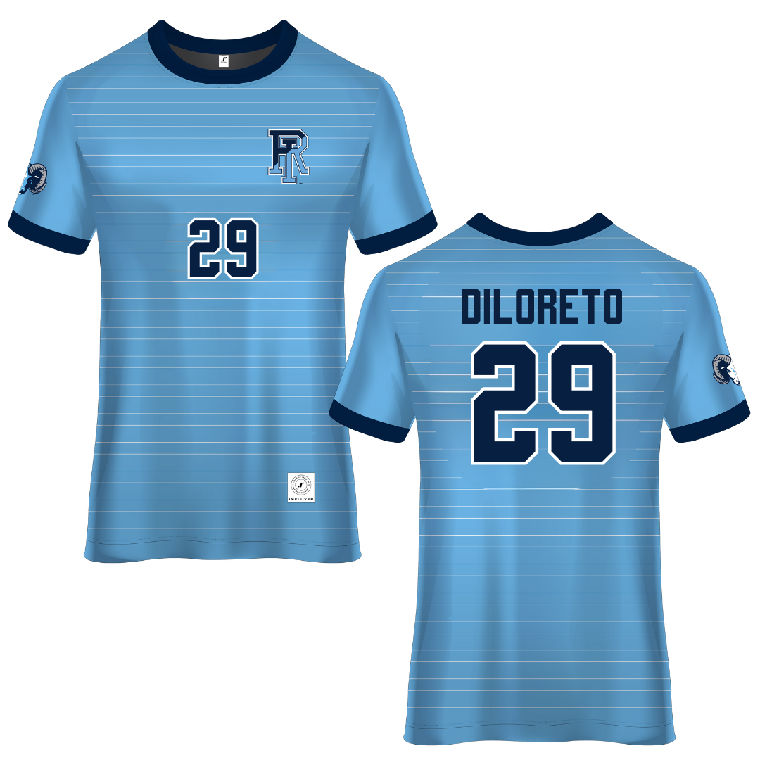 University of Rhode Island Blue Soccer Jersey - #29 Nate DiLoreto