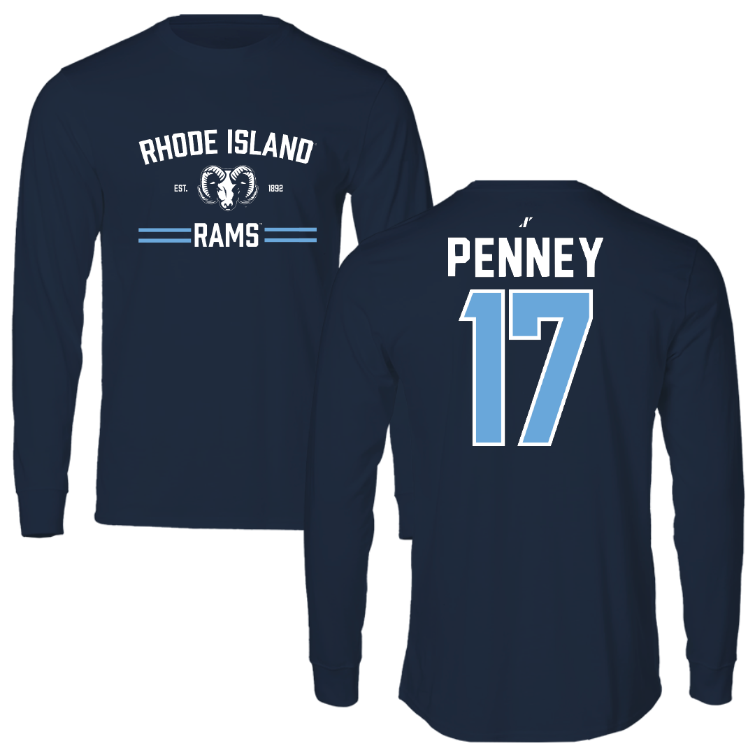 University of Rhode Island Baseball Navy General Long Sleeve - #17 Scott Penney