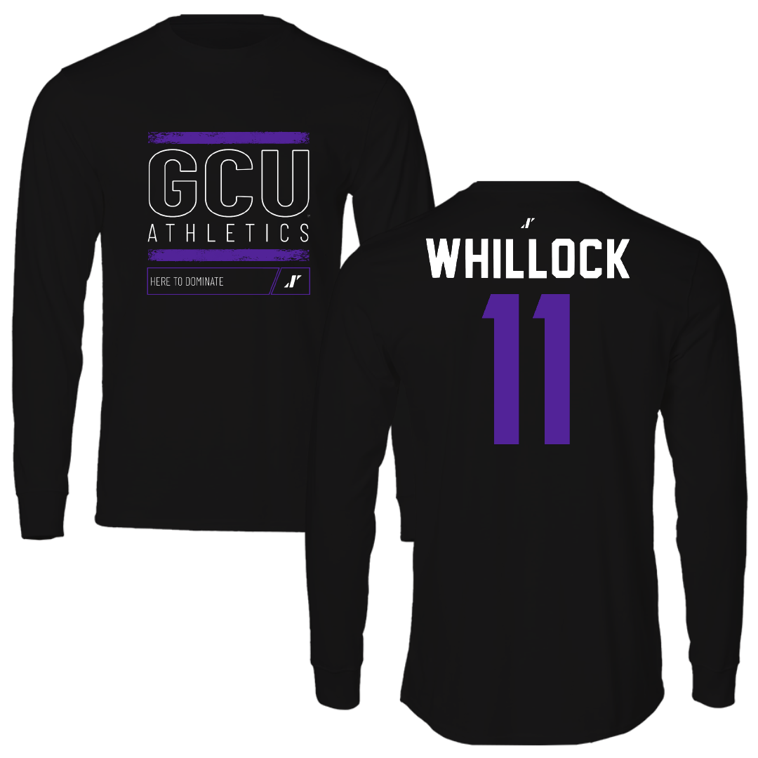 Grand Canyon University Soccer Black Dominate Long Sleeve - #11 Aspen Whillock