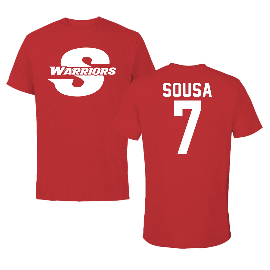 Stanislaus State Soccer Red Performance Tee - #7 Haylee Sousa