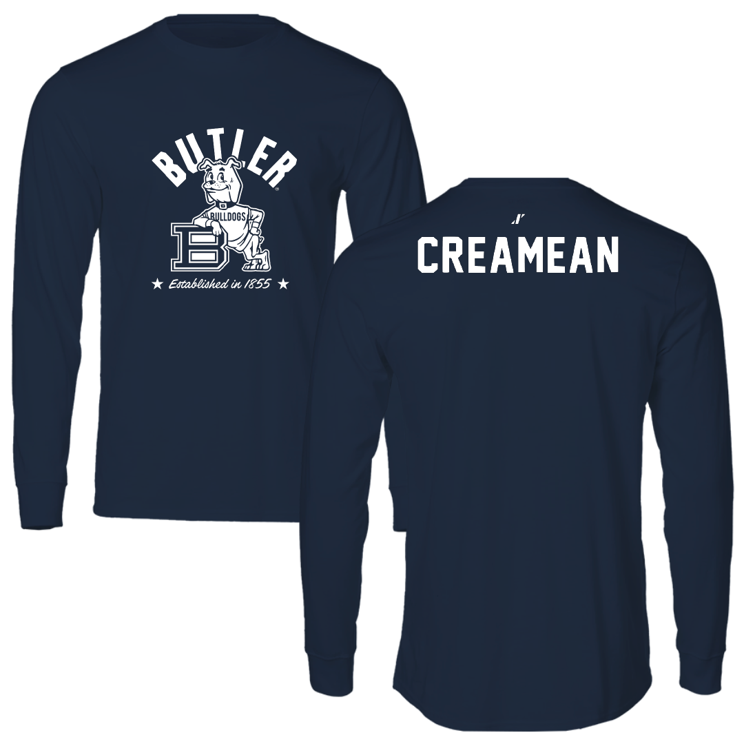 Butler University Golf Navy General Long Sleeve - Johnny Creamean