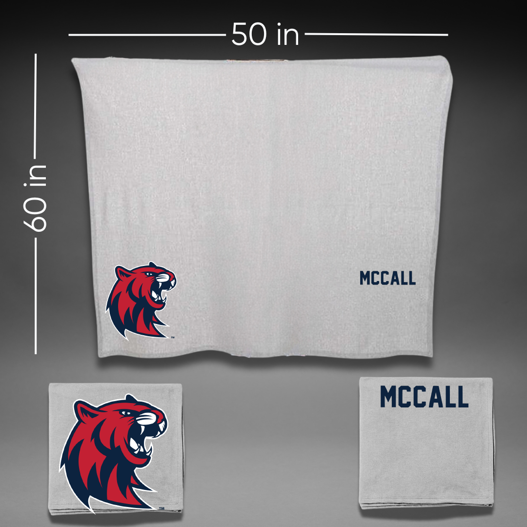 Rogers State University TF and XC Gray Blanket - Cade McCall