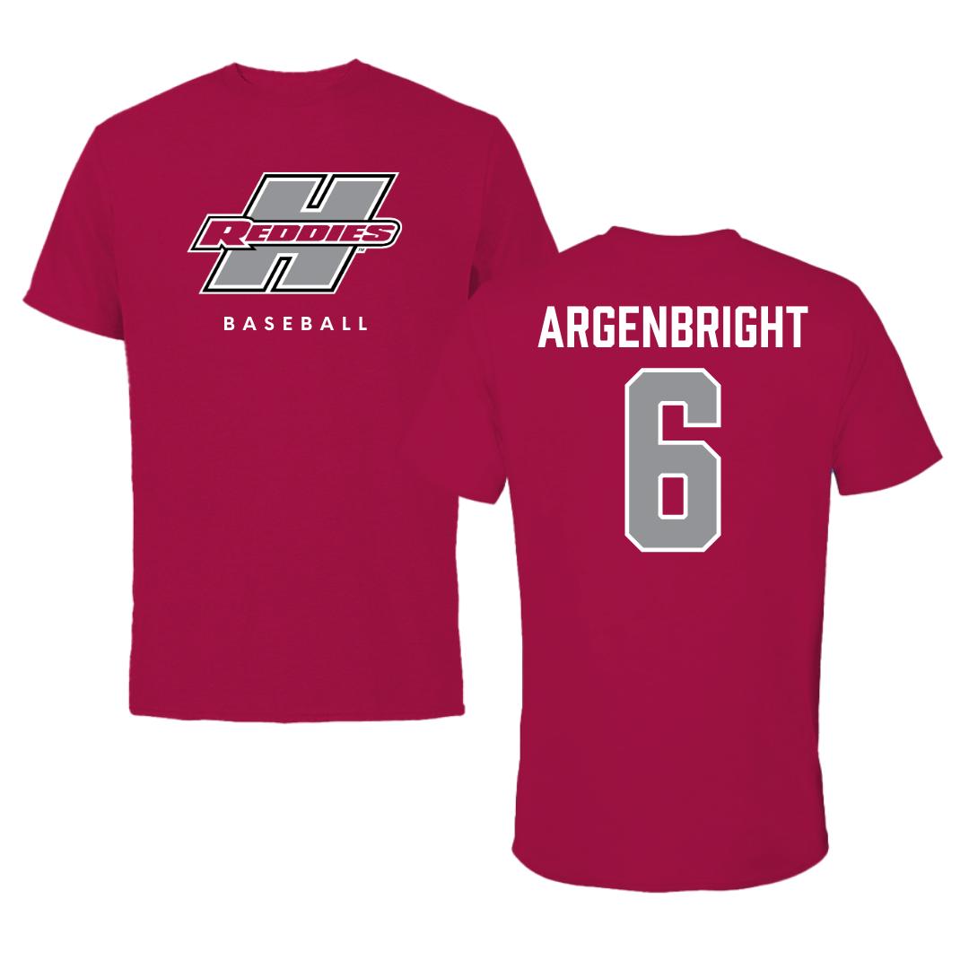 Henderson State University Baseball Cardinal Performance Tee - #6 Kaden Argenbright