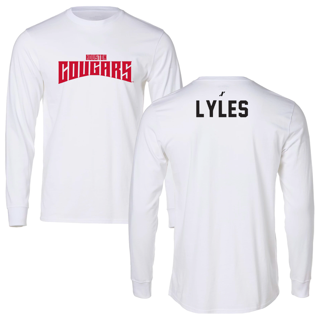 University of Houston Cheer White Classic Performance Long Sleeve - Ryan Lyles