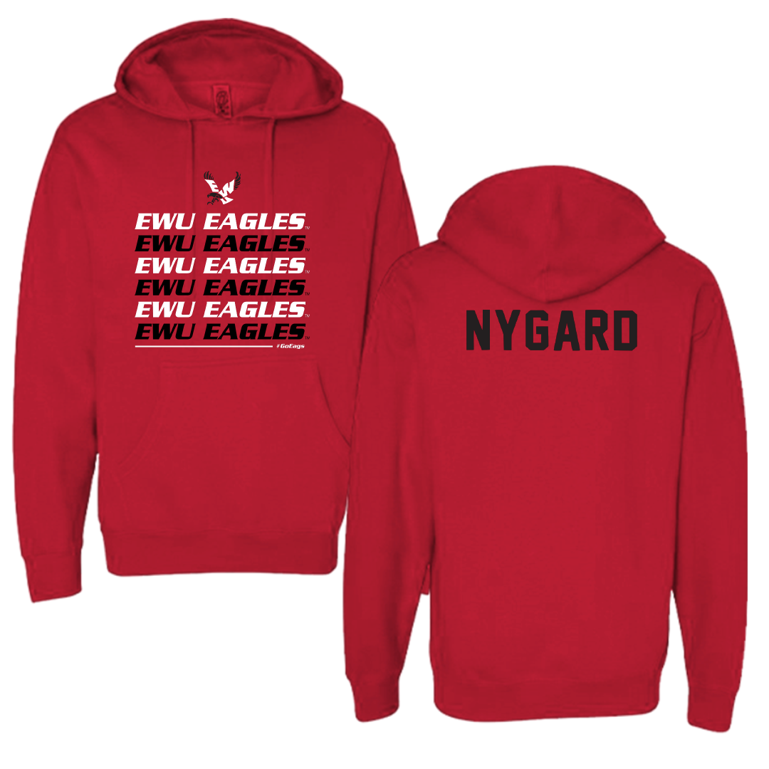 Eastern Washington University TF and XC Red General Hoodie - Amanda Nygard